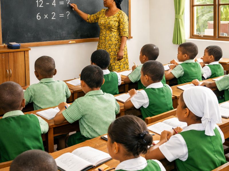 Classroom in session