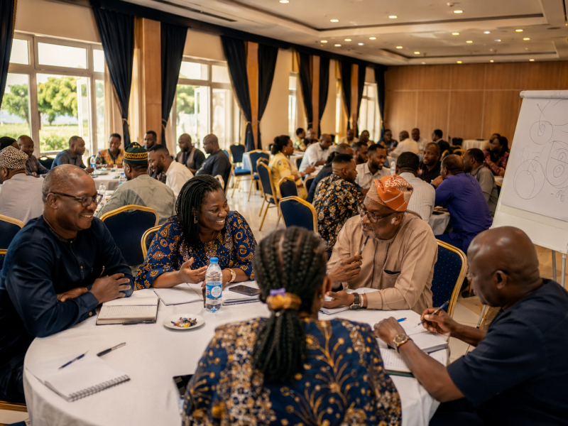 Members at an AFED Lagos chapter event