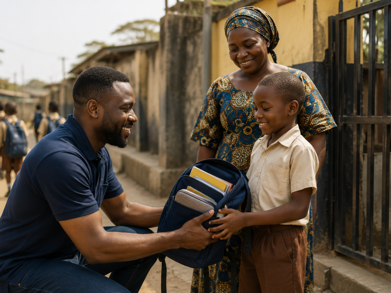 Keep-A-Child-In-School initiative beneficiary